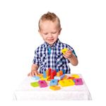 Set Bino Cuburi Colorate din Lemn pentru Sortat, 29 Piese fotografia produsului View 3 S