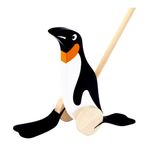 Jucarie de impins din lemn Pinguin fotografia produsului View 3 S
