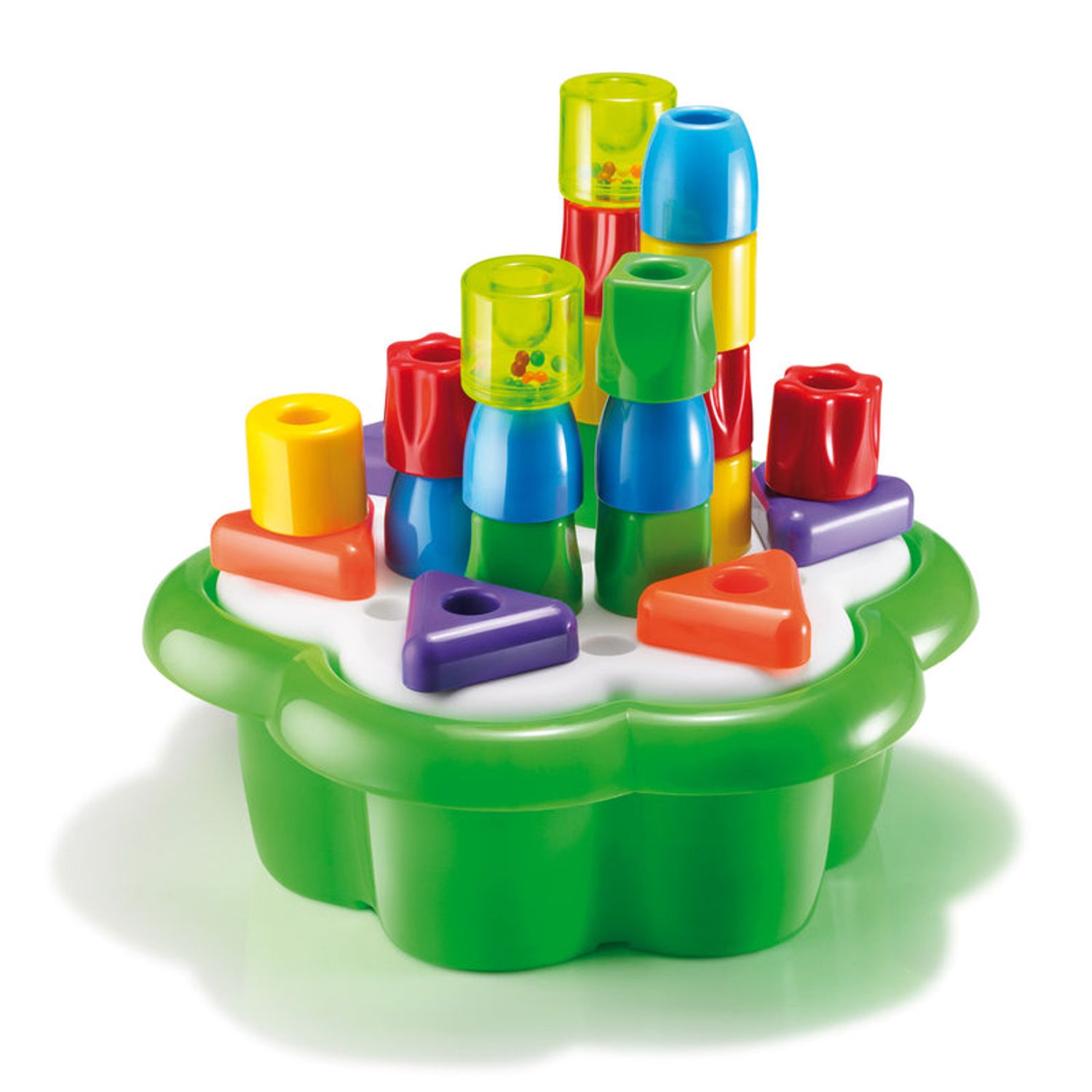 Jucarie de sortat Daisy Box, Quercetti, Plastic, 1-4 ani, Multicolor fotografia produsului View 2 L