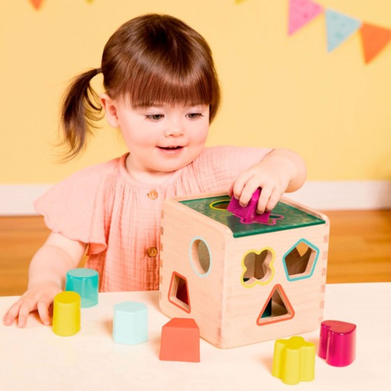 Jucarie sorter Battat din lemn Cub magic fotografia produsului View 3 L