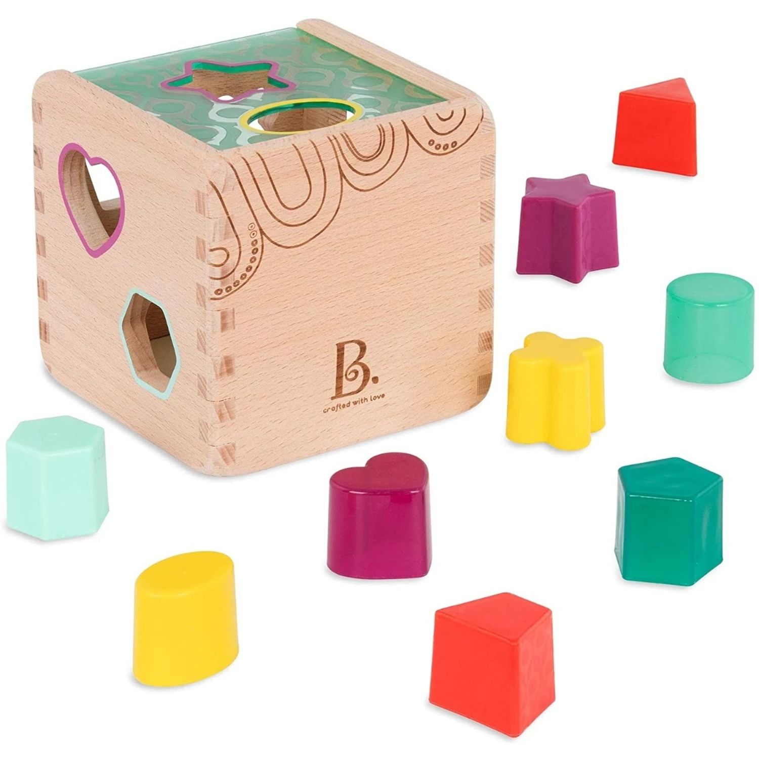 Jucarie sorter Battat din lemn Cub magic fotografia produsului View 6 L