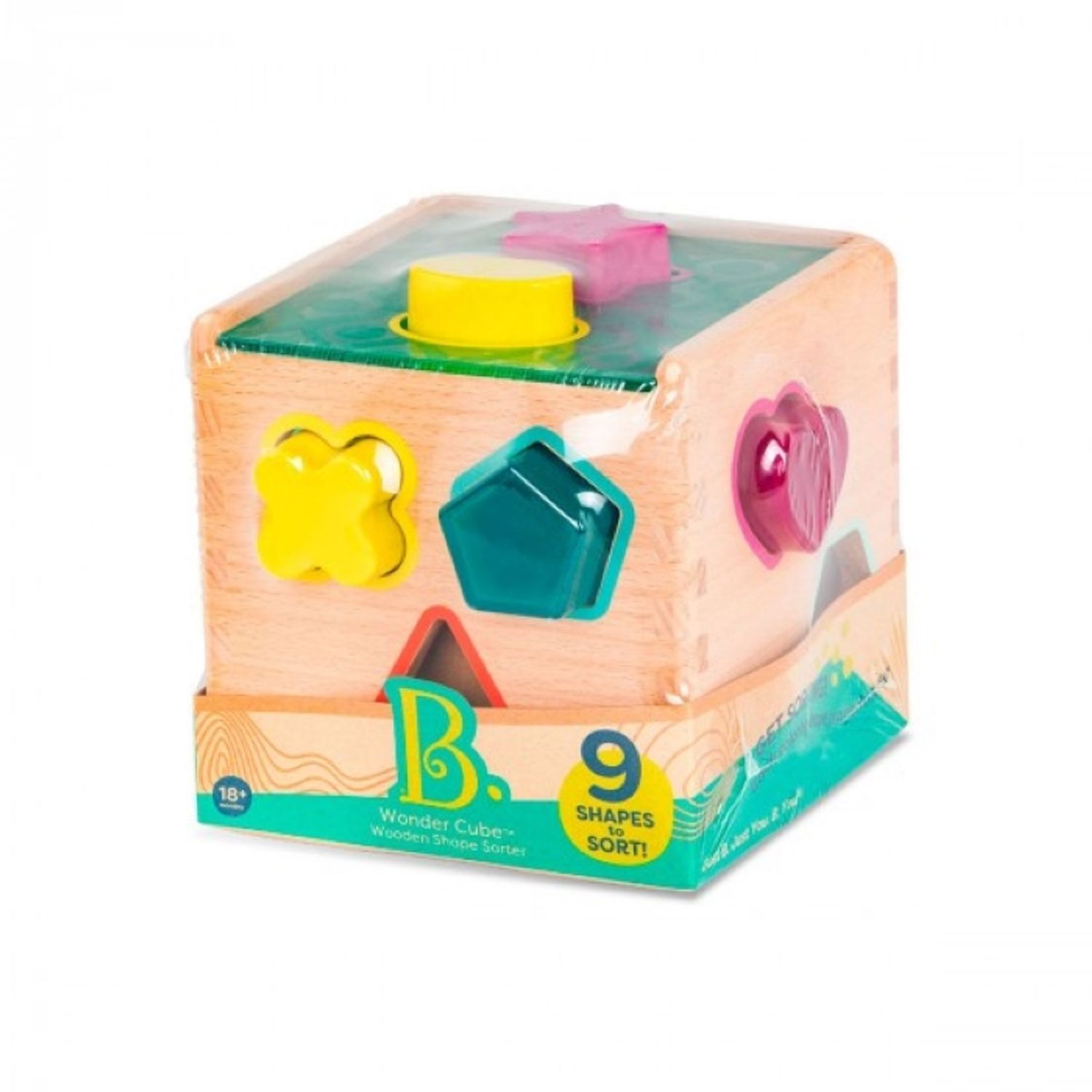 Jucarie sorter Battat din lemn Cub magic fotografia produsului