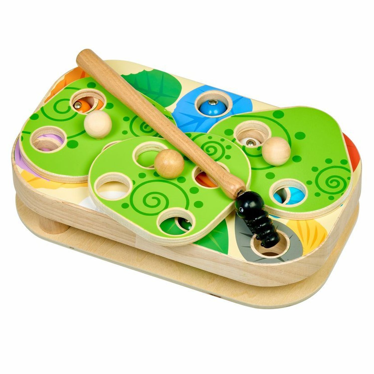 Joc magnetic Lucy & Leo, Prinde Omizile, din lemn fotografia produsului View 5 L