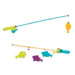 Joc interactiv Battat Pescuit Magnetic, 2 tije de pescuit, 4 pesti fotografia produsului