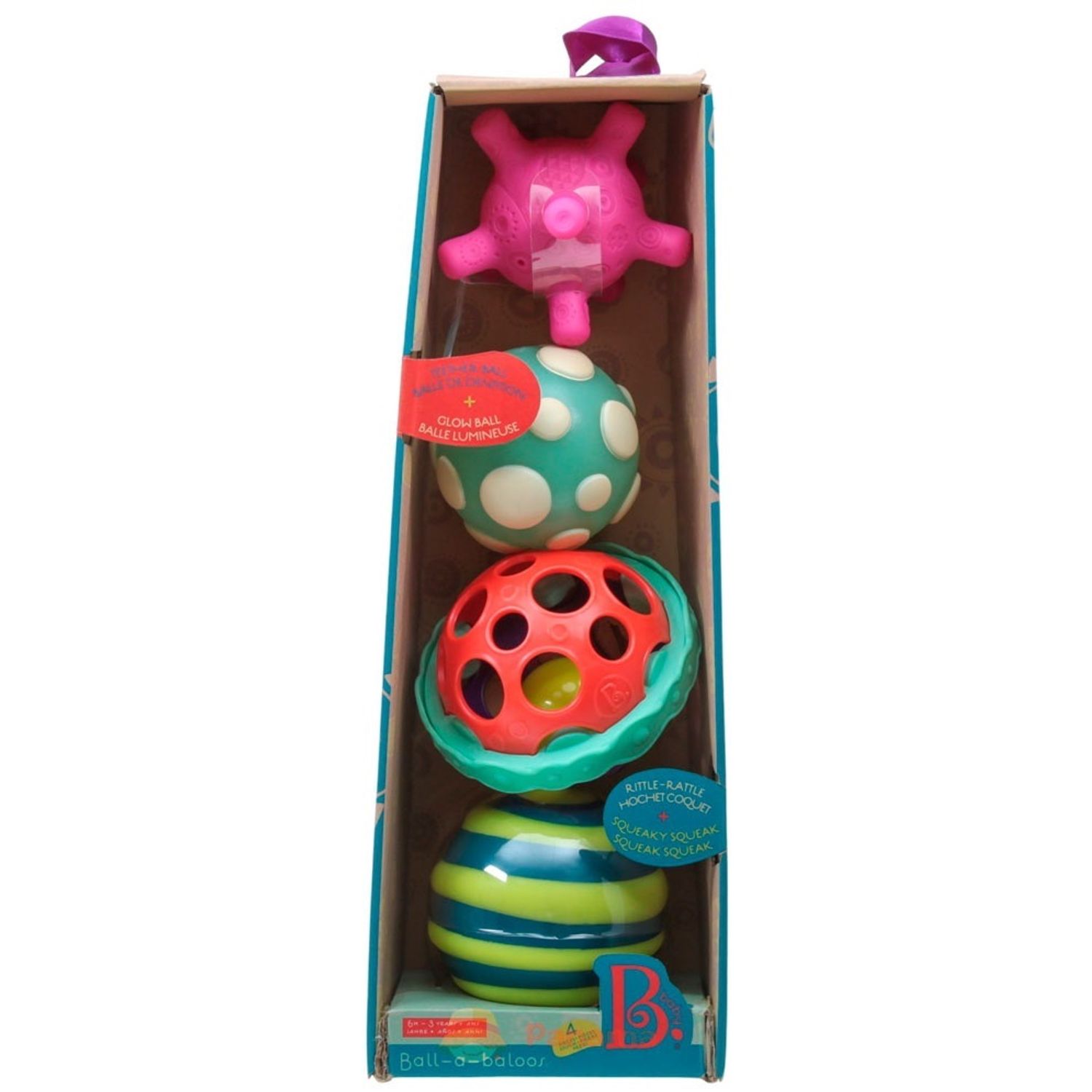 Set pentru bebelusi, jucarii colorate, 4 bucati fotografia produsului