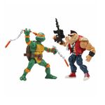 Figurine Testoasele Ninja Michelangelo vs Bebop 15 cm, 2 bucati fotografia produsului