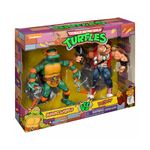 Figurine Testoasele Ninja Michelangelo vs Bebop 15 cm, 2 bucati fotografia produsului View 4 S