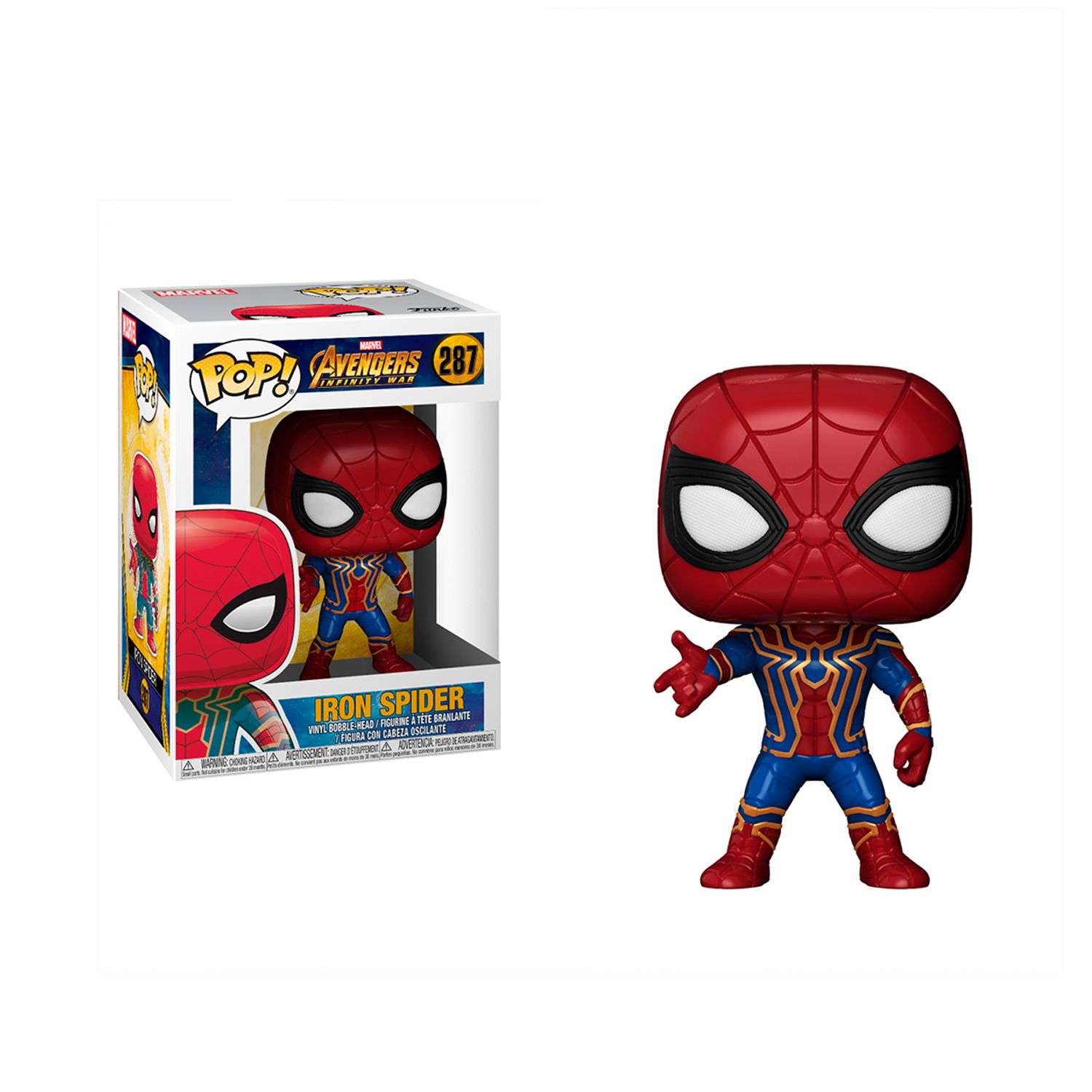Figurina Funko Pop! Iron Spider seria Avengers Infinity War, 9,6 cm fotografia produsului View 2 L