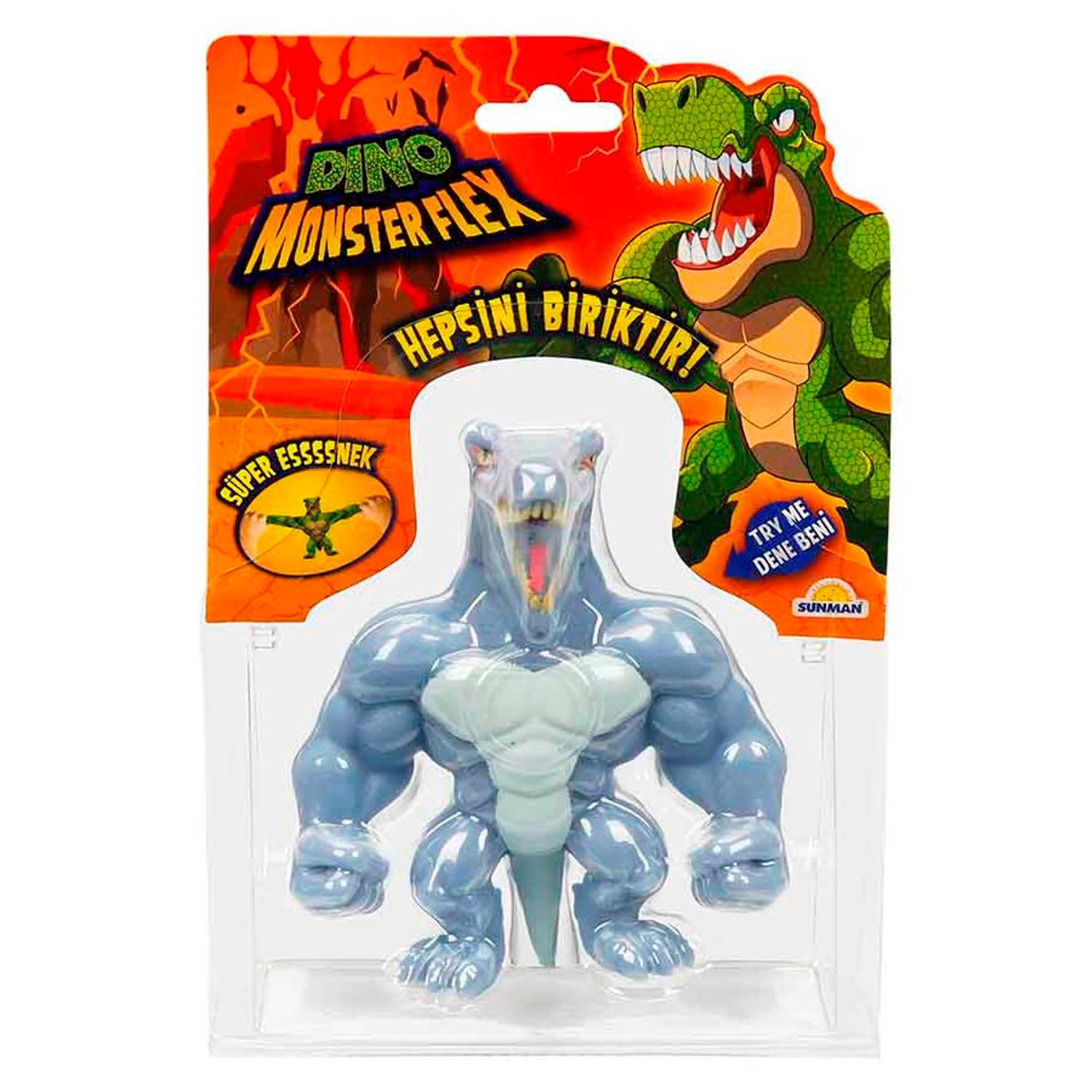 Figurina elastica DINO MonsterFlex, Raptor, 15 cm fotografia produsului View 4 L