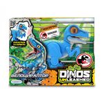 Jucarie Velociraptor interactiv Dinos Unleashed seria Walking & Talking, albastru fotografia produsului View 2 S