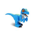 Jucarie Velociraptor interactiv Dinos Unleashed seria Walking & Talking, albastru fotografia produsului