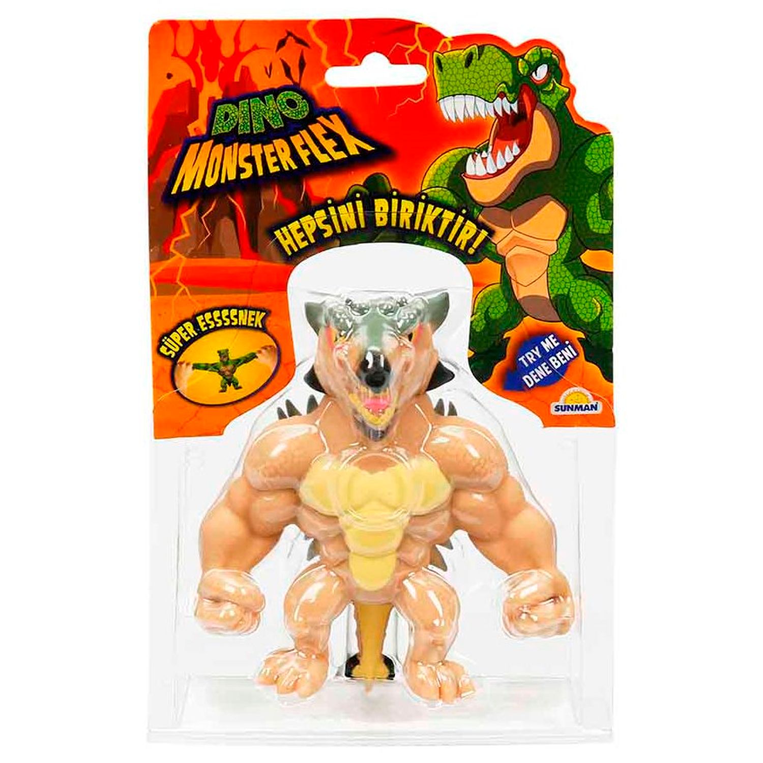 Figurina elastica DINO MonsterFlex, Coraz, 15 cm fotografia produsului View 6 L