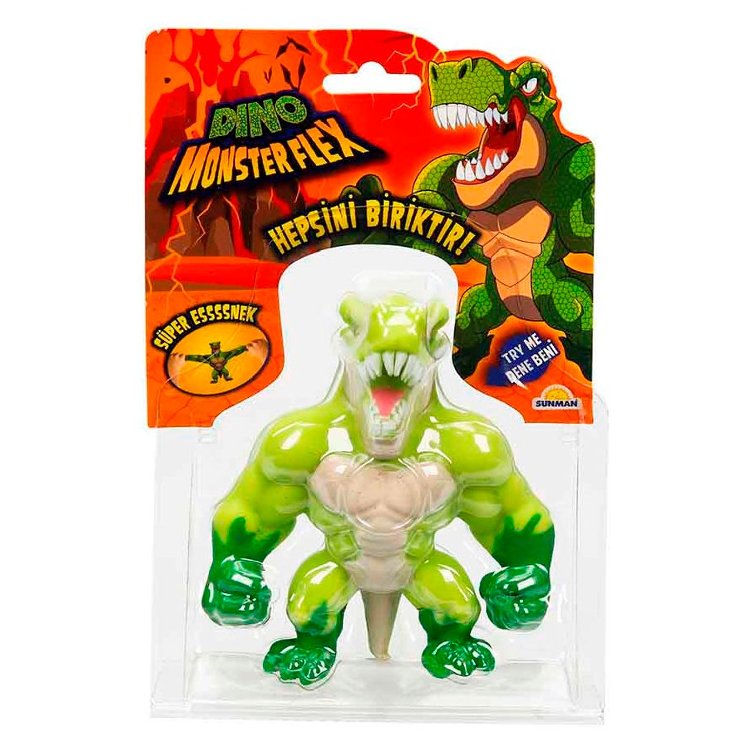 Figurina elastica DINO MonsterFlex, Tyrex, 15 cm fotografia produsului View 6 L