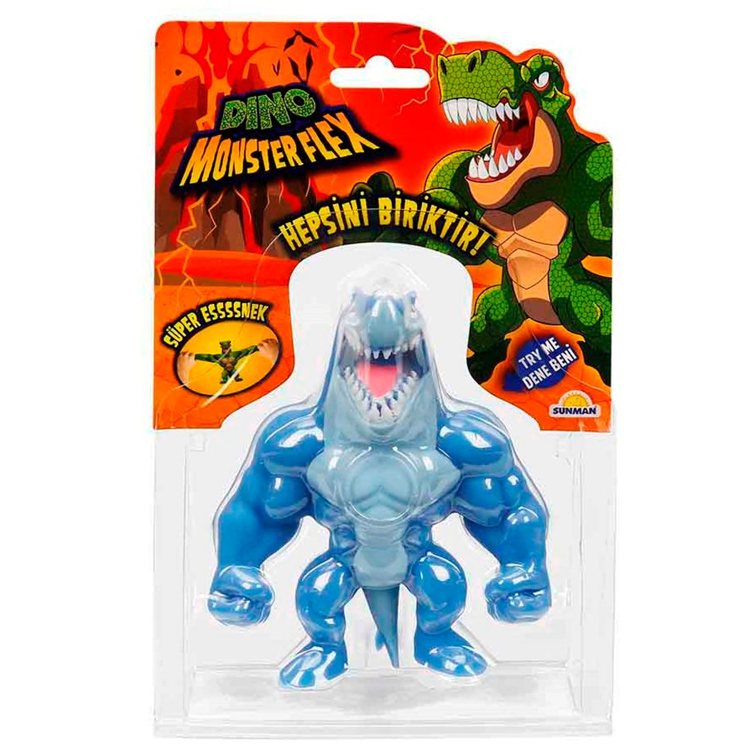 Figurina elastica DINO MonsterFlex, Sharko, 15 cm fotografia produsului View 5 L