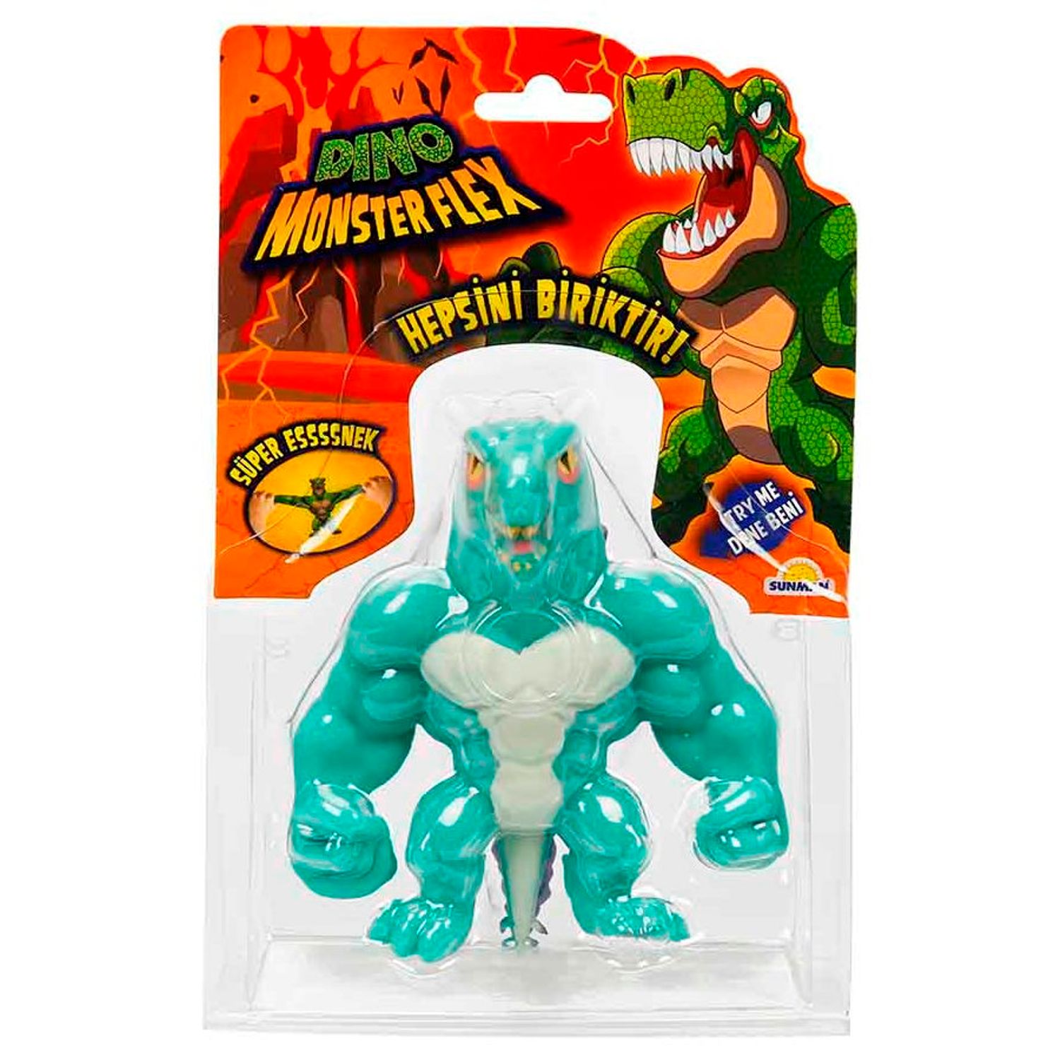 Figurina elastica DINO MonsterFlex, Stegosaur, 15 cm fotografia produsului View 3 L