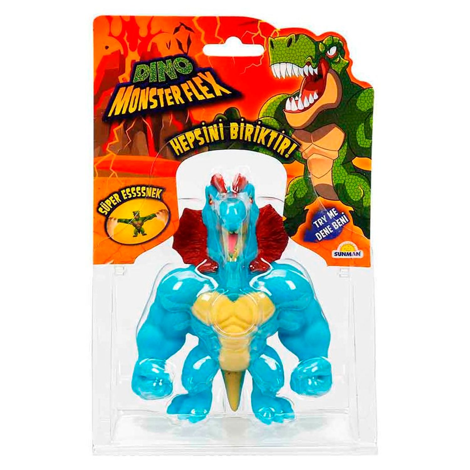Figurina elastica DINO MonsterFlex, Dilofox, 15 cm fotografia produsului View 4 L