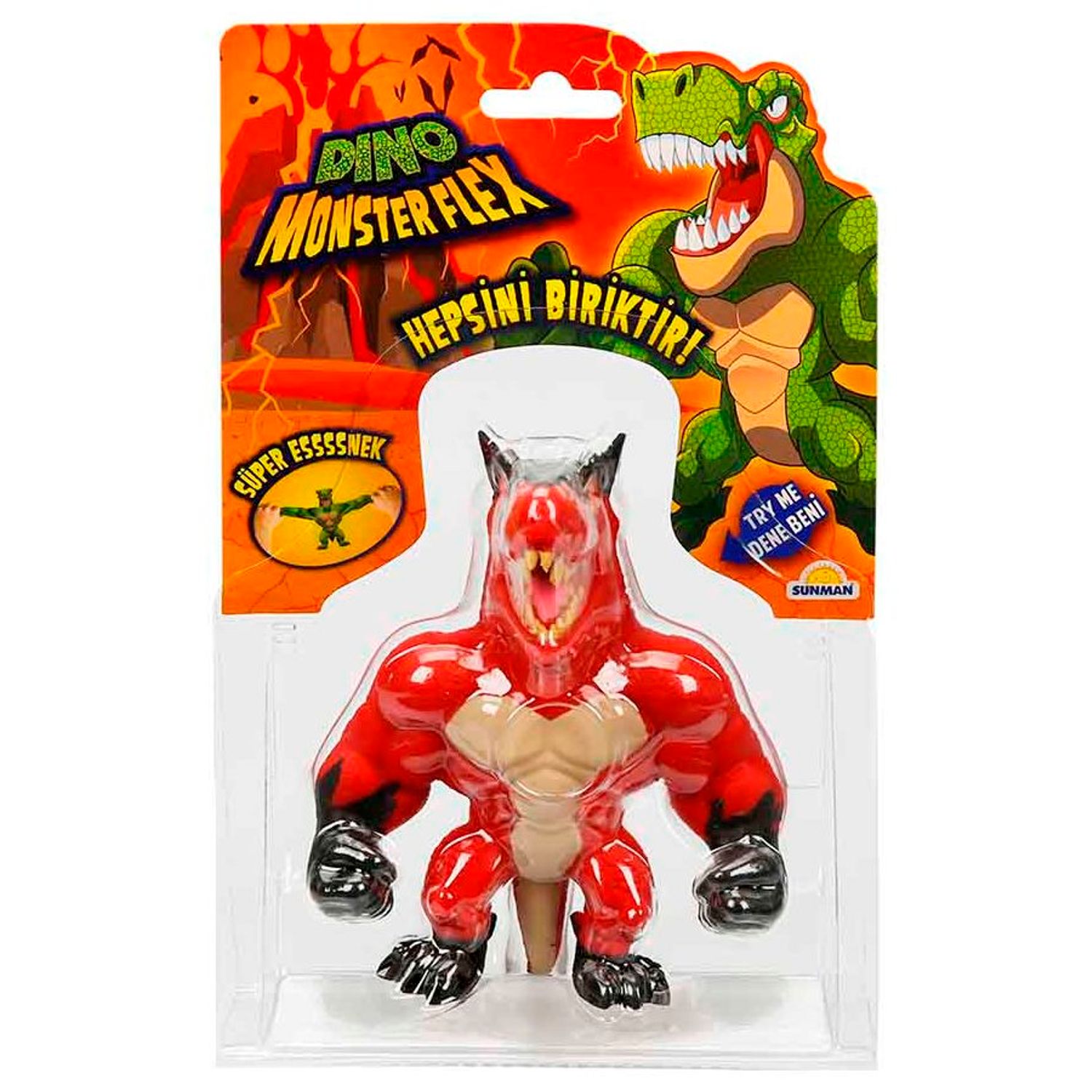 Figurina elastica DINO MonsterFlex, Tauro, 15 cm fotografia produsului View 6 L