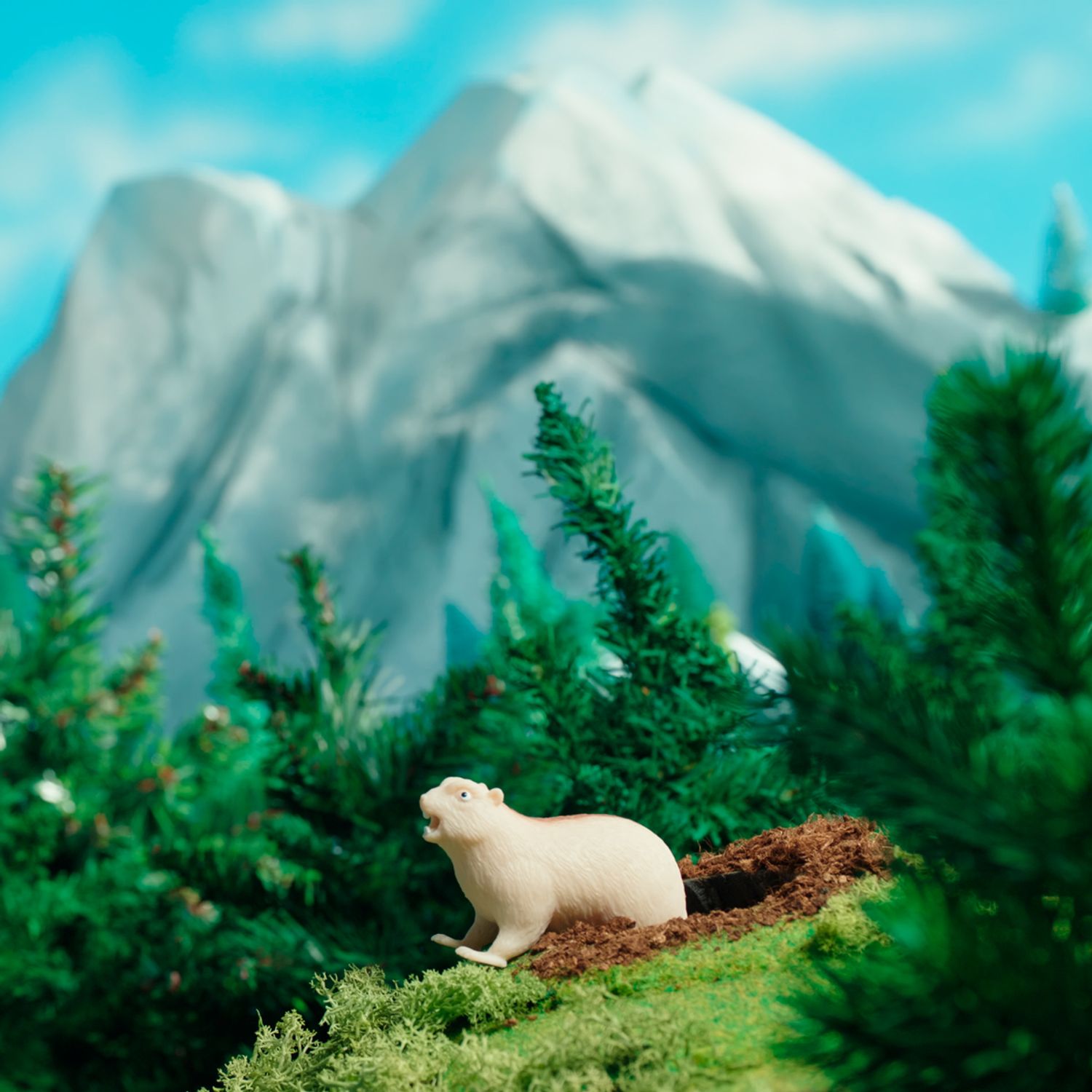 Figurina surpriza,  animale stretch,  Stapanii muntilor diverse modele, 25 x 15 cm fotografia produsului View 6 L