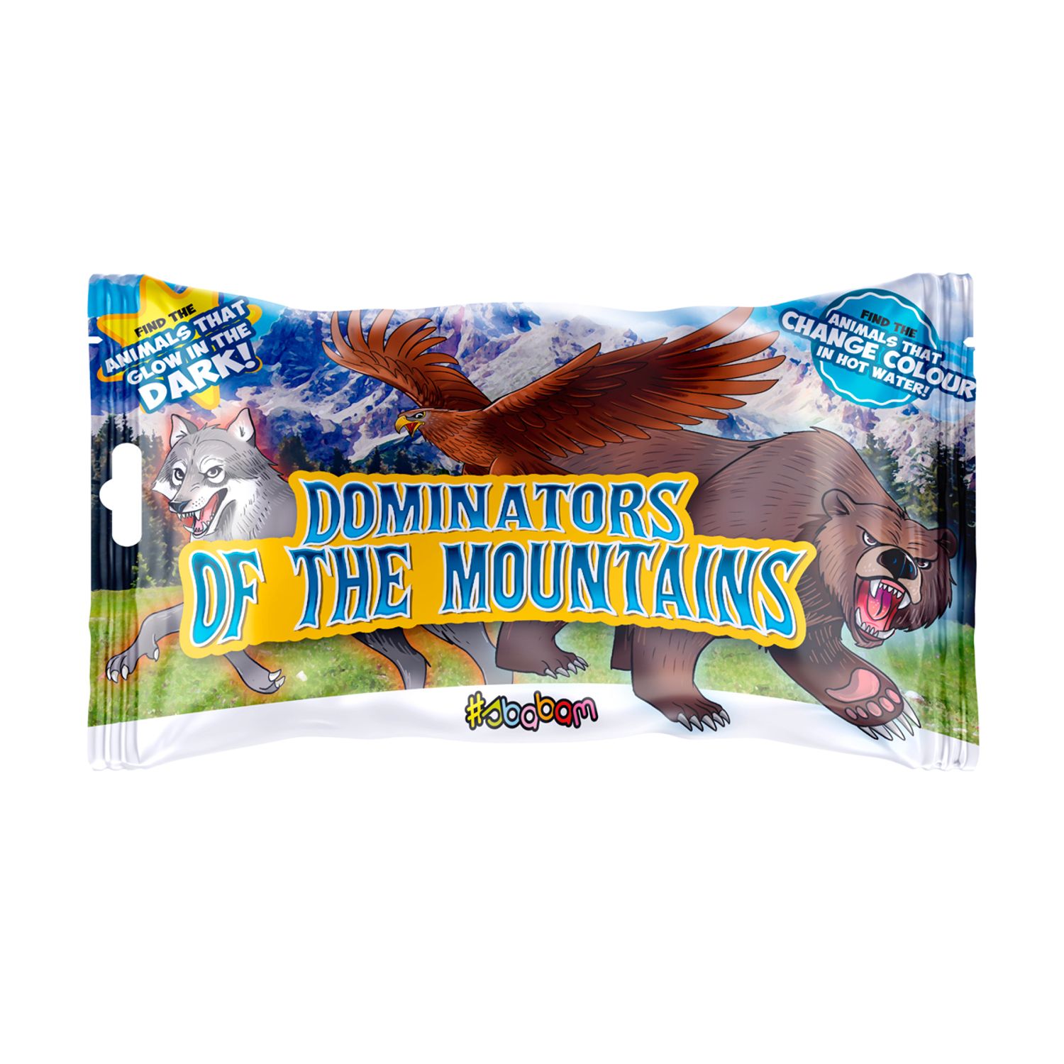 Figurina surpriza,  animale stretch,  Stapanii muntilor diverse modele, 25 x 15 cm fotografia produsului