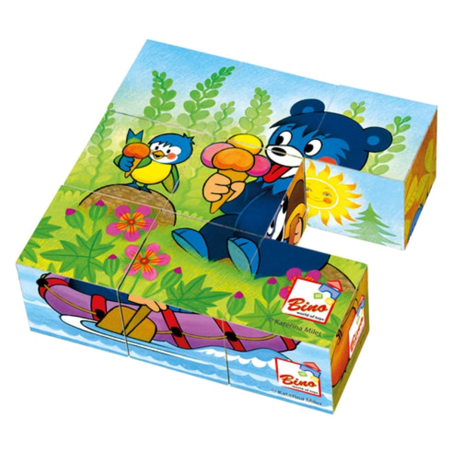 Cuburi cu ursuleti - joc educativ Bino fotografia produsului View 6 L