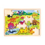 Puzzle din lemn Dinozauri, 20 piese fotografia produsului View 2 S
