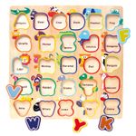 Puzzle din lemn Alfabet Animale fotografia produsului View 3 S
