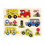 Puzzle din lemn Vehicule Transport fotografia produsului