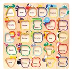 Puzzle din lemn Alfabet Animale fotografia produsului View 4 S