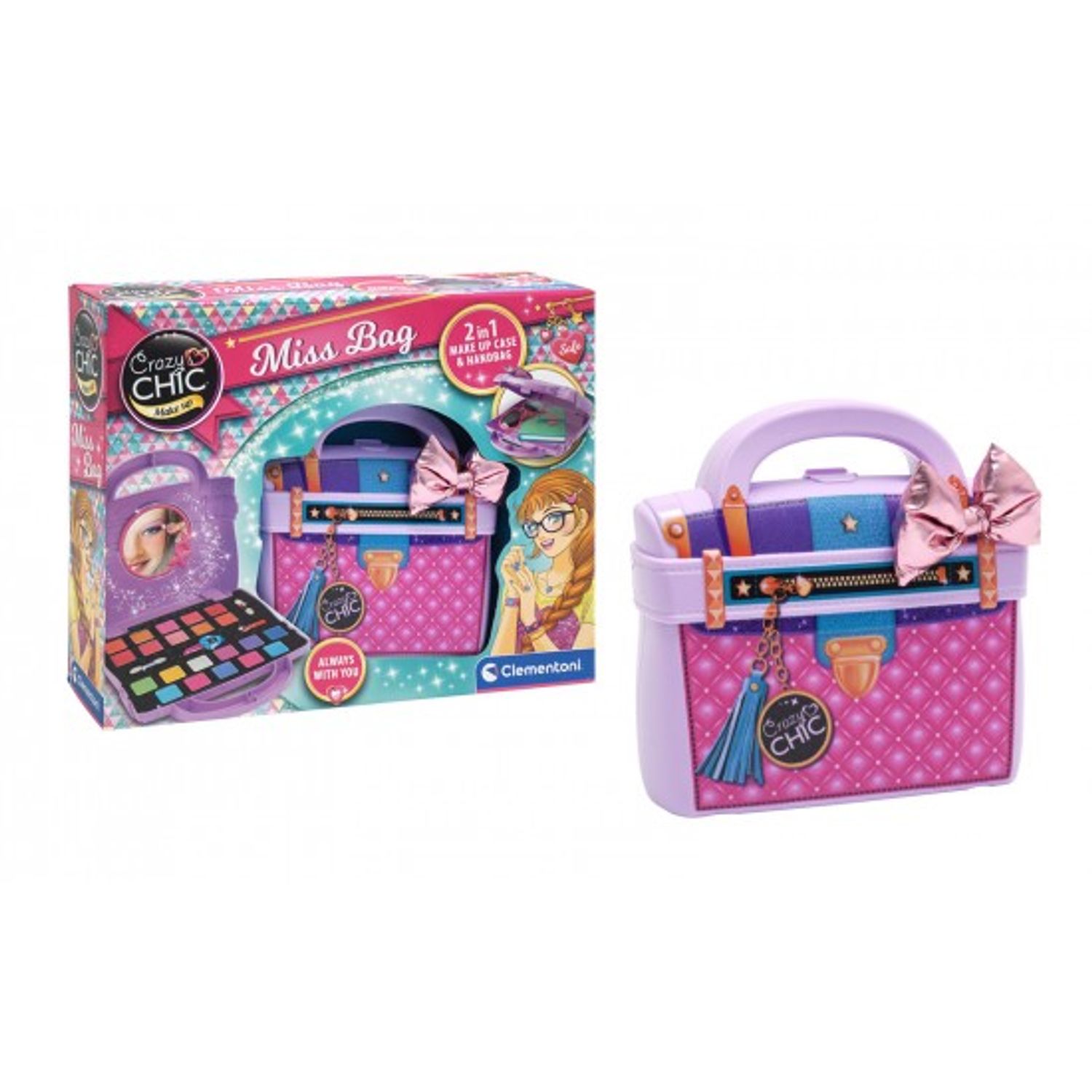 Set 2in1 Gentuta si set cosmetica Crazy Chic fotografia produsului View 3 L
