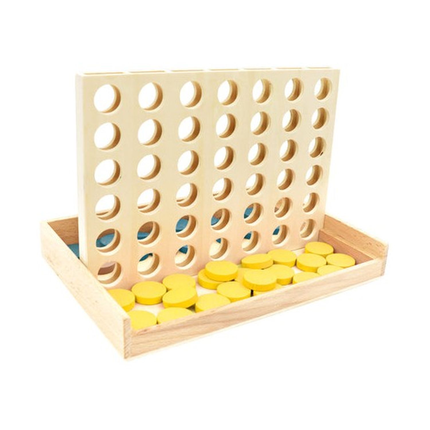 Set 42 jetoane Tic-tac-toe, Bino, Lemn, Multicolor fotografia produsului View 3 L