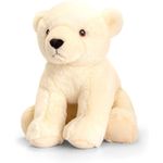 Jucarie de plus Urs Polar Keeleco 25cm fotografia produsului