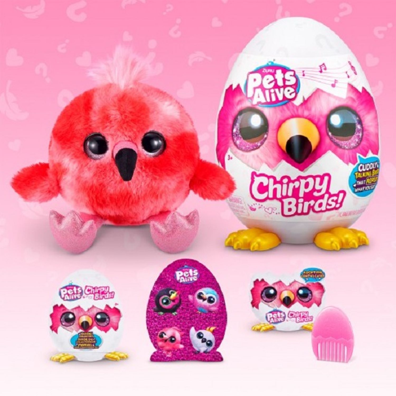 Jucarie de plus surpriza Pasari Vesele Pets Alive Chirpy Birds fotografia produsului View 3 L