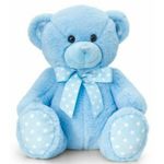 Jucarie de plus Boby Spotty Bear 25 cm Ursulet Albastru fotografia produsului