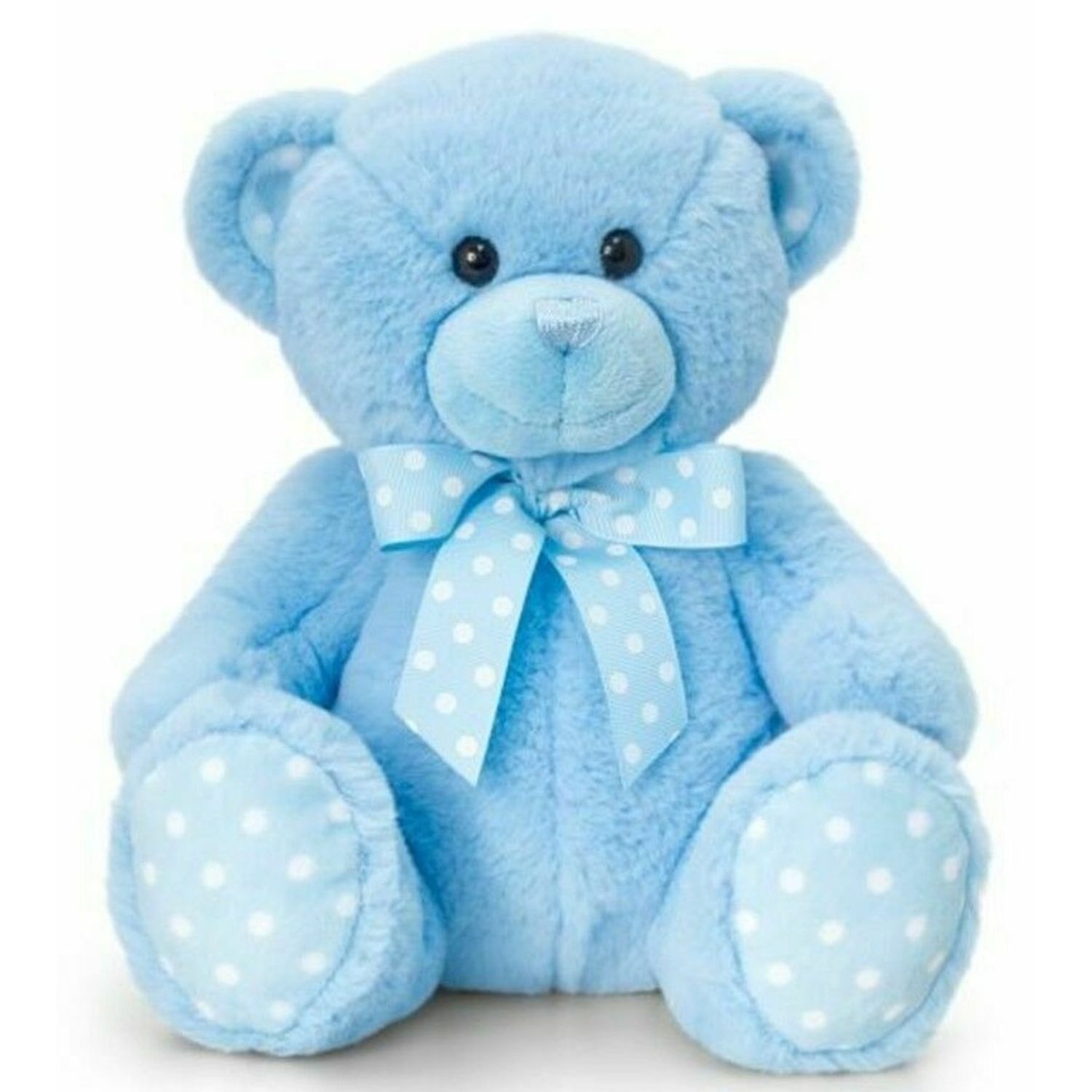 Jucarie de plus Boby Spotty Bear 25 cm Ursulet Albastru fotografia produsului