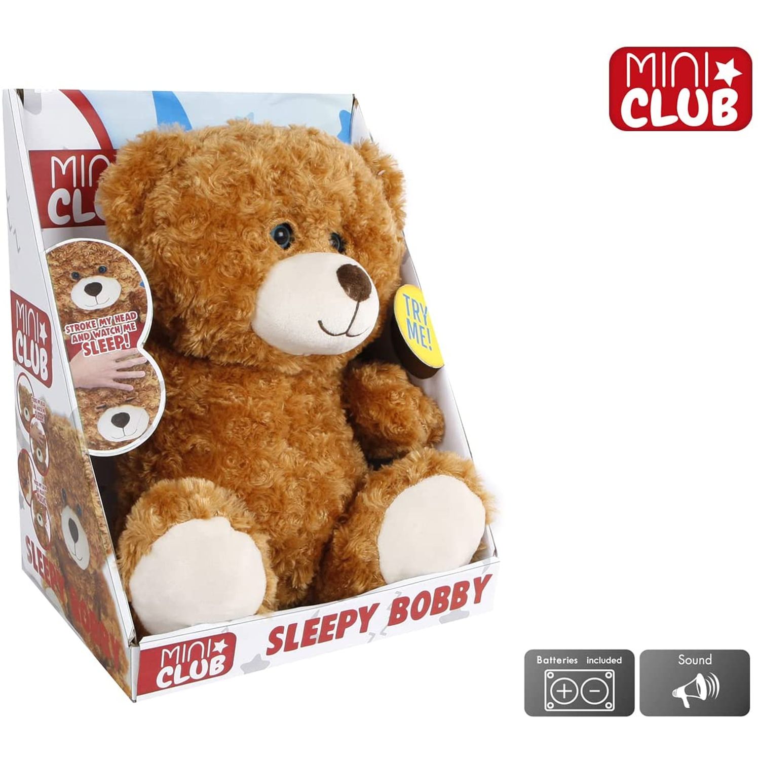 Jucarie de plus Mini Club interactiva Sleepy Bobby 34 cm fotografia produsului View 2 L