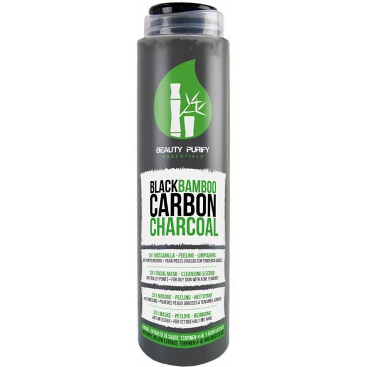 Diet Esthetic Black Bamboo Carbon Charcoal, Masca de fata, 200 ml fotografia produsului