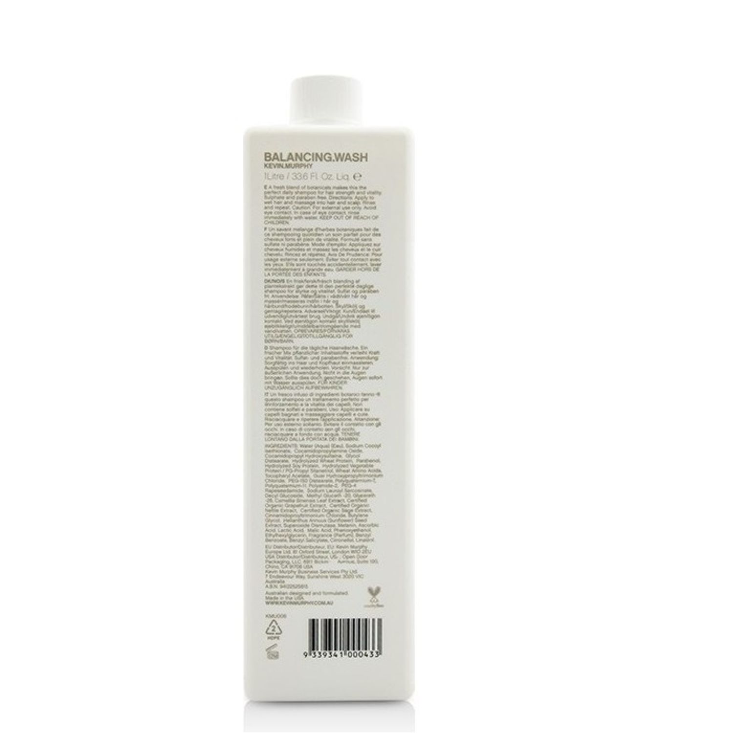 Sampon Kevin Murphy Balancing Wash, 1000 ml fotografia produsului View 2 L