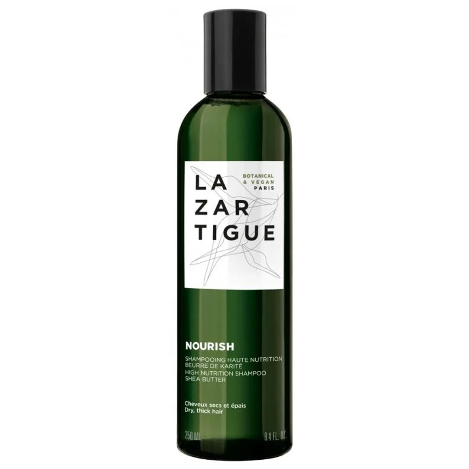 Sampon Lazartigue Nourish, Par uscat/gros, 250 ml fotografia produsului