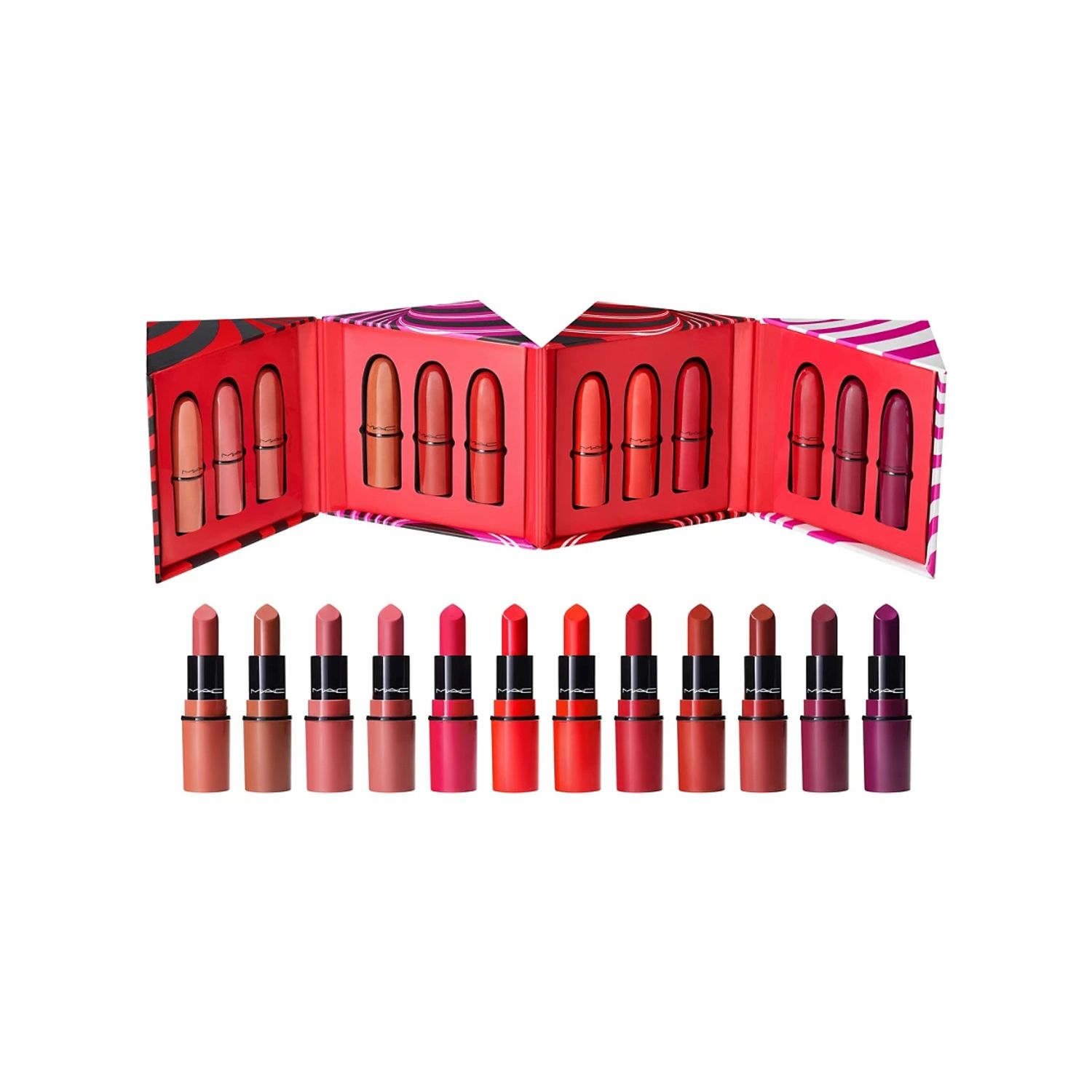 MAC Hypnotizing Holiday, Set de rujuri, 12x1.7 gr fotografia produsului