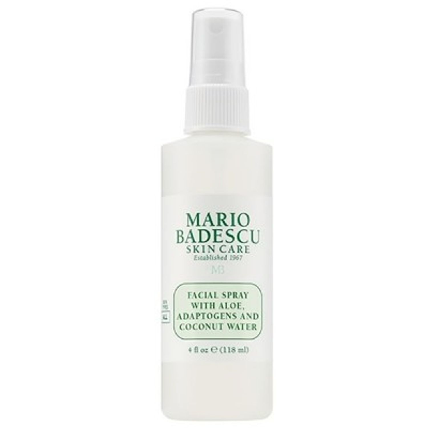 Mario Badescu Facial Spray with Aloe, Adaptogens and Coconut Water, Lotiune tonica, 118 ml fotografia produsului