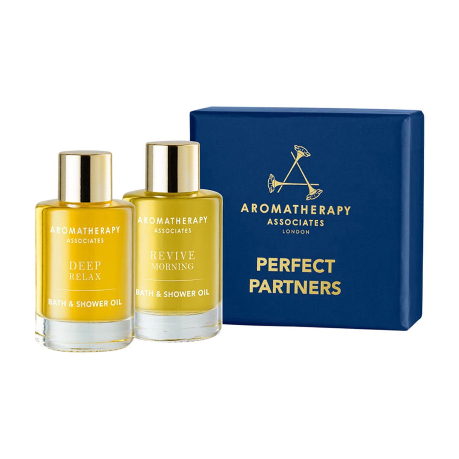Aromatherapy Associates Perfect Partners, Ulei de corp, 2 x 9 ml Gel de dus fotografia produsului