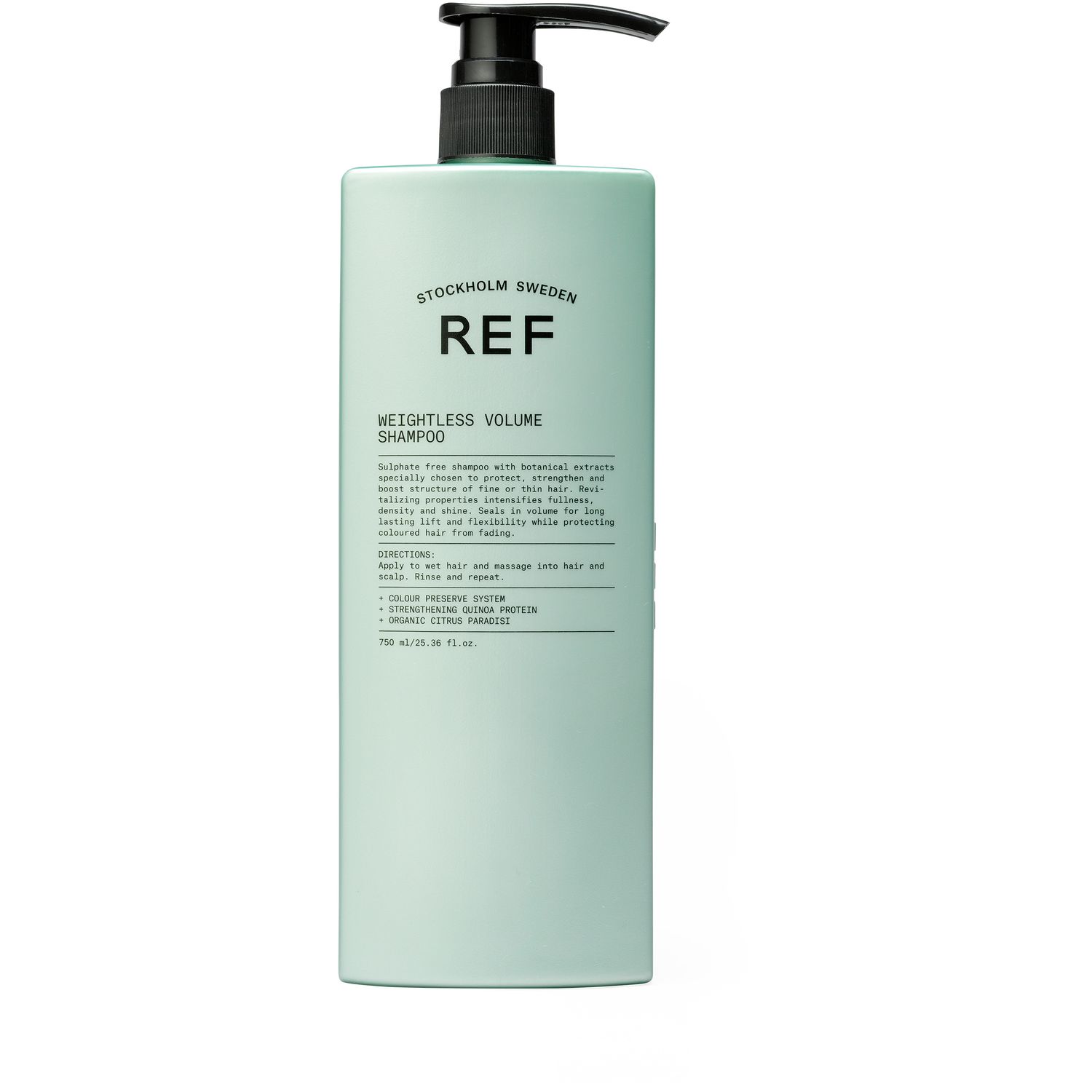 Sampon REF Weightless Volume, Toate tipurile de par, 750 ml fotografia produsului