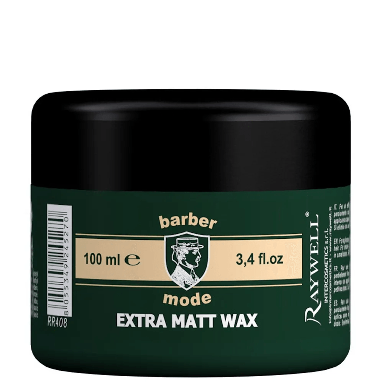 Ceara pentru par Raywell Barber Mode Extra Matt, Toate tipurile de par, 100 ml fotografia produsului