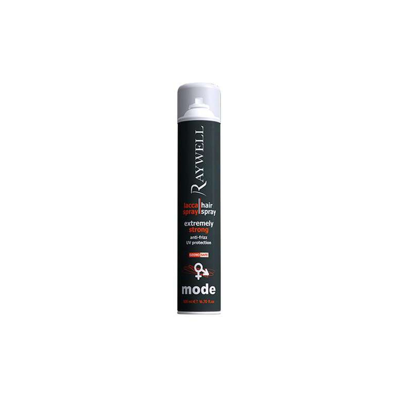 Fixativ Raywell Unisex Mode Extra Strong, Toate tipurile de par, 500 ml fotografia produsului