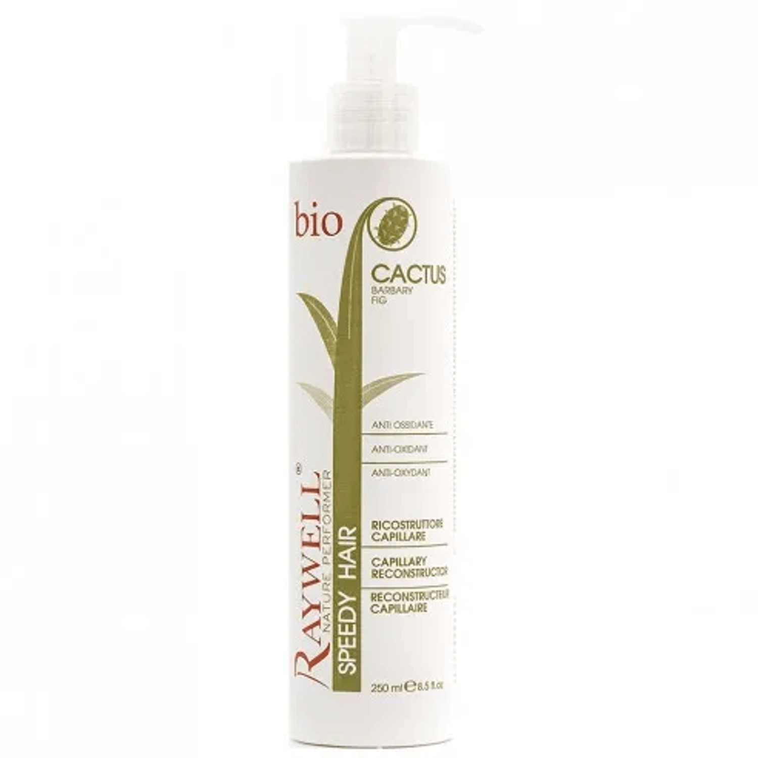 Tratament pentru par Raywell Bio Nature Speedy Hair Capillary Reconstructor, Par deteriorat/slab, 250 ml fotografia produsului