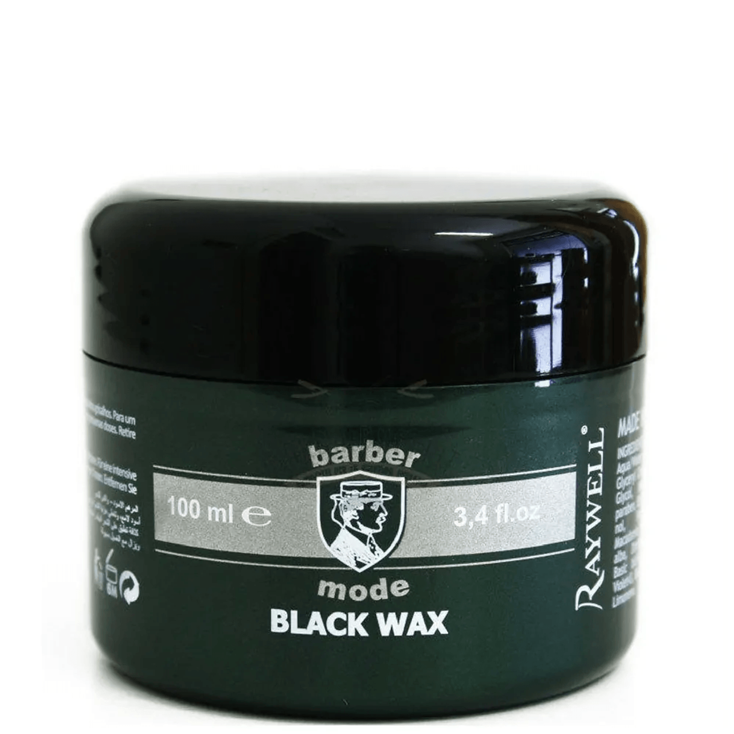 Ceara neagra pentru par Raywell Barber Mode Black, Toate tipurile de par, 100 ml fotografia produsului