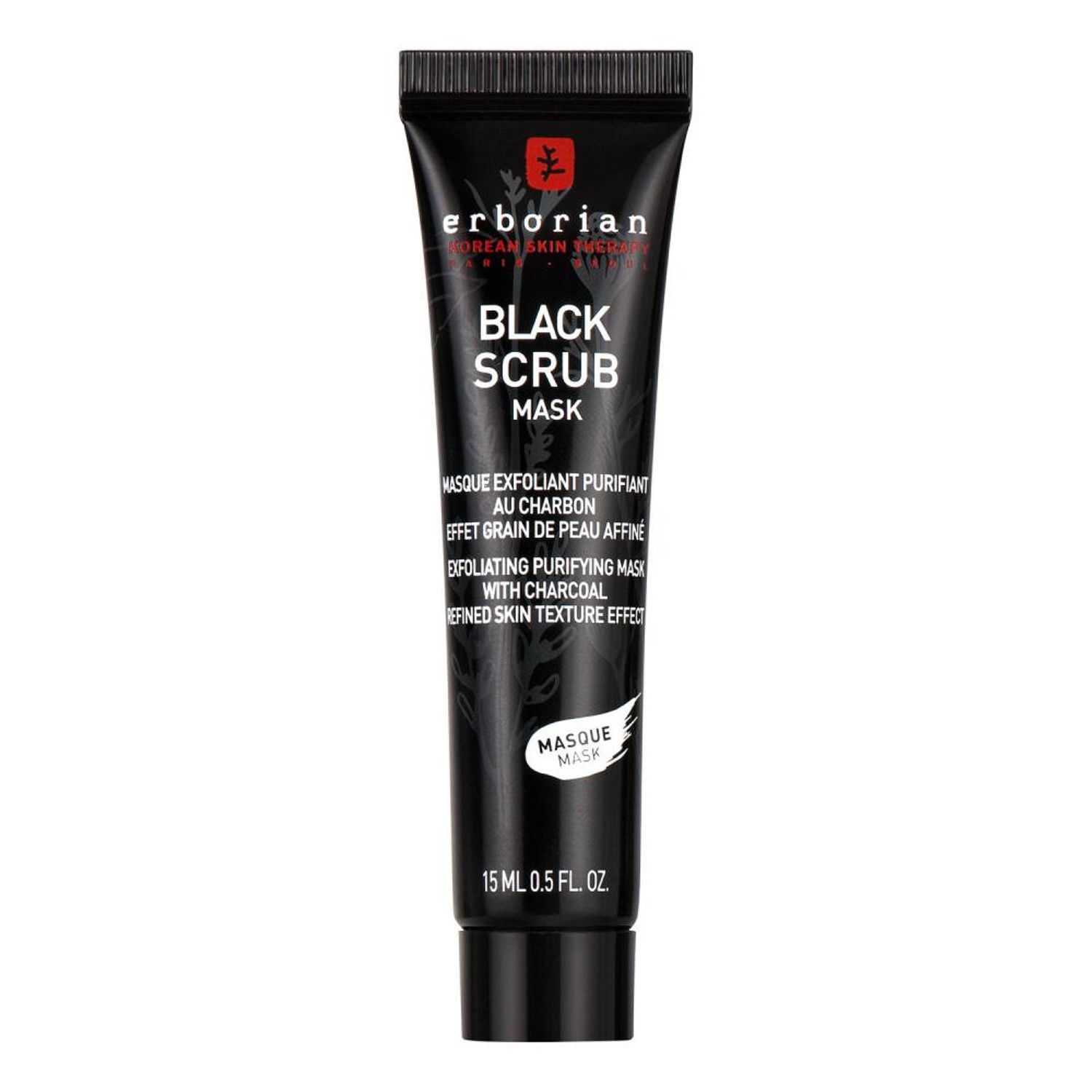 Erborian Black Scrub Mask, Masca exfolianta, 15 ml fotografia produsului