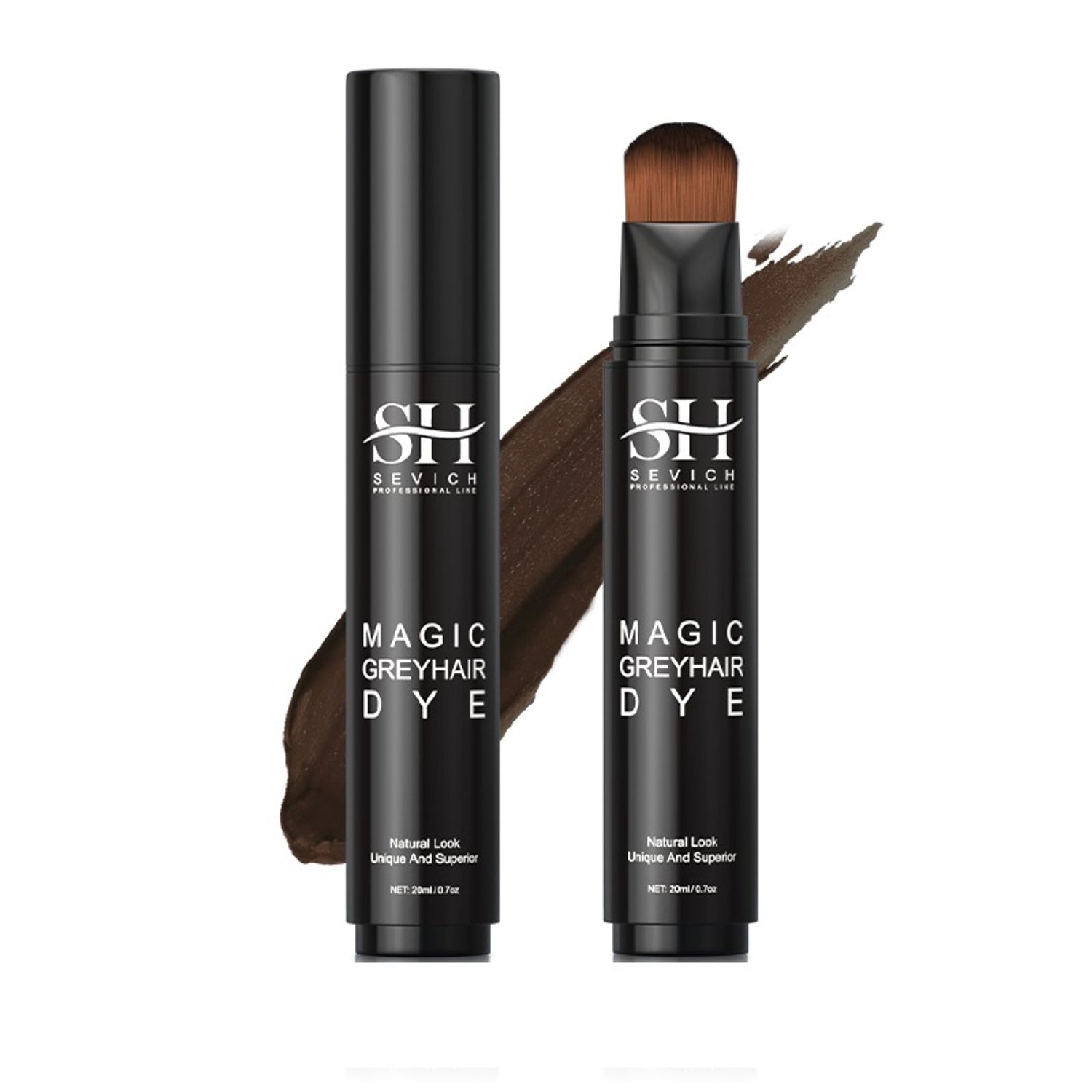 Stick corector, pentru vopsirea firelor de par alb, Magic, Negru, Sevich, 20ml fotografia produsului View 11 L
