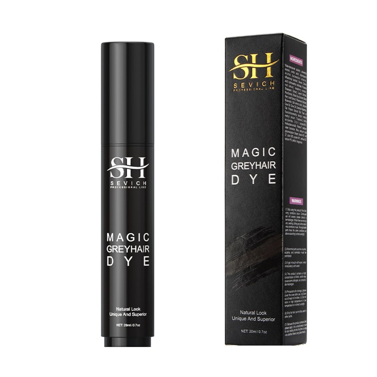 Stick corector, pentru vopsirea firelor de par alb, Magic, Coffee, Sevich, 20ml fotografia produsului View 13 L