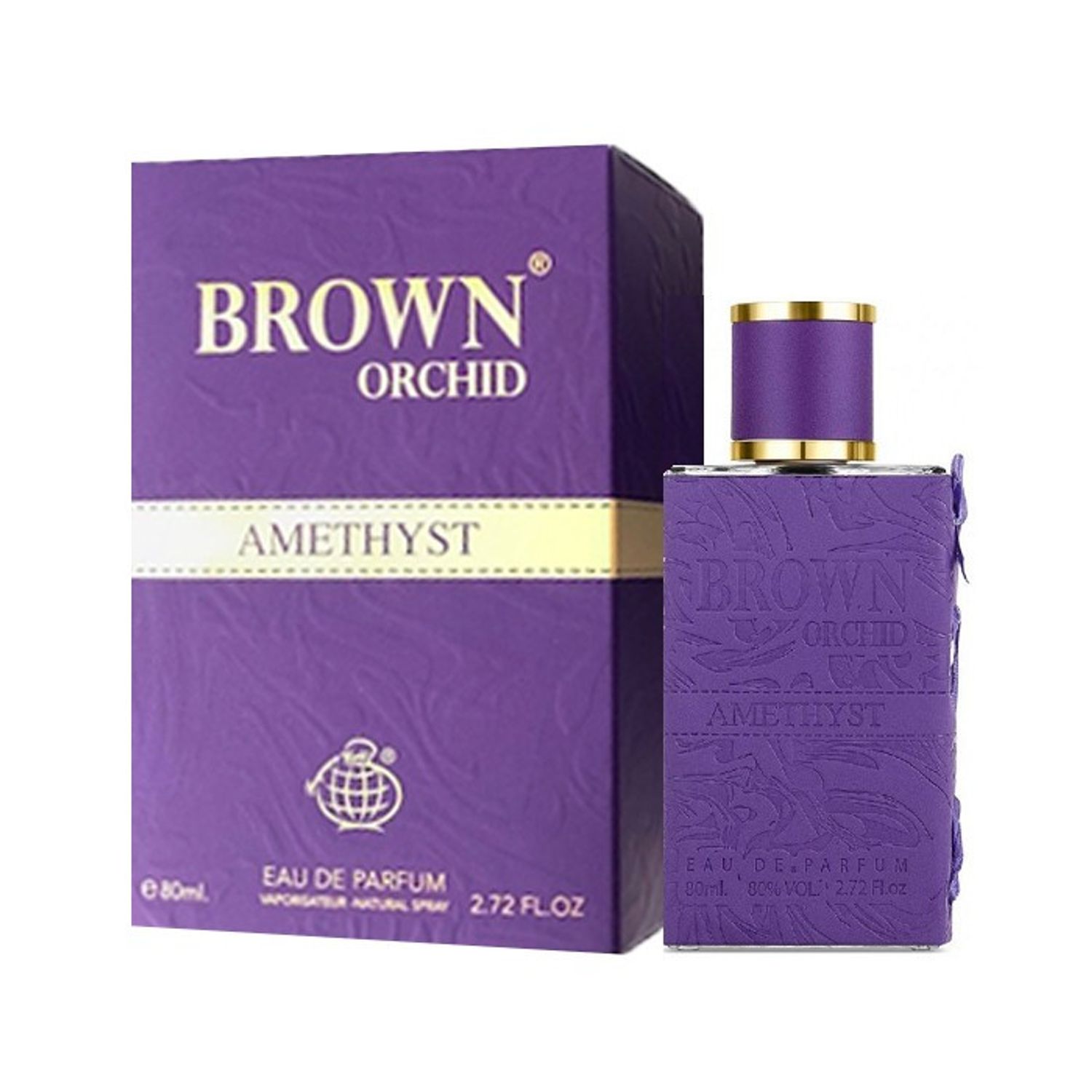 BROWN ORCHID AMETHYST Fragrance World 80 ml fotografia produsului